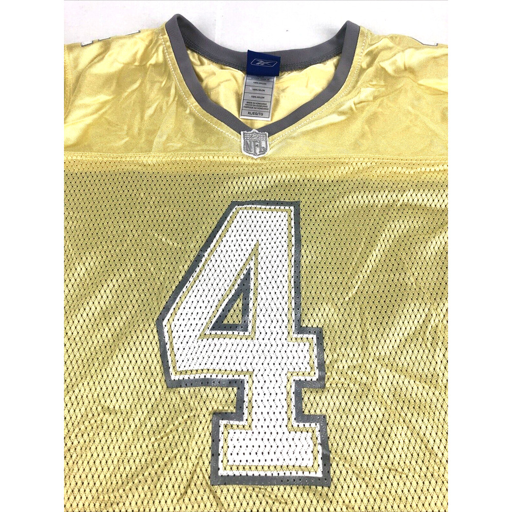 NFL Green Bay Packers Reebok Brett Favre‎ Womens XL Canola Sparkled Jersey Vtg - Picture 2 of 16